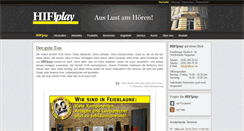 Desktop Screenshot of hifiplay.de
